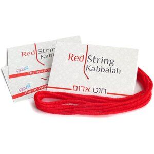 5 pcs Kabbalah Red String Bracelet Set - 100% Wool - 13 Inch Talisman